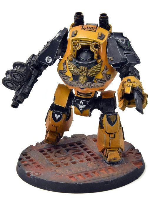 IMPERIAL FISTS Contemptor Dreadnought #2 PRO PAINTED Warhammer 40K