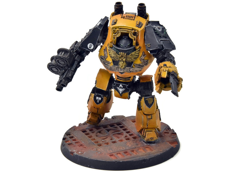 Games Workshop IMPERIAL FISTS Contemptor Dreadnought #2 PRO PAINTED Warhammer 40K