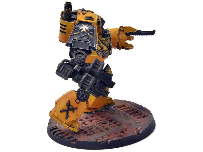 Games Workshop IMPERIAL FISTS Contemptor Dreadnought #2 PRO PAINTED Warhammer 40K