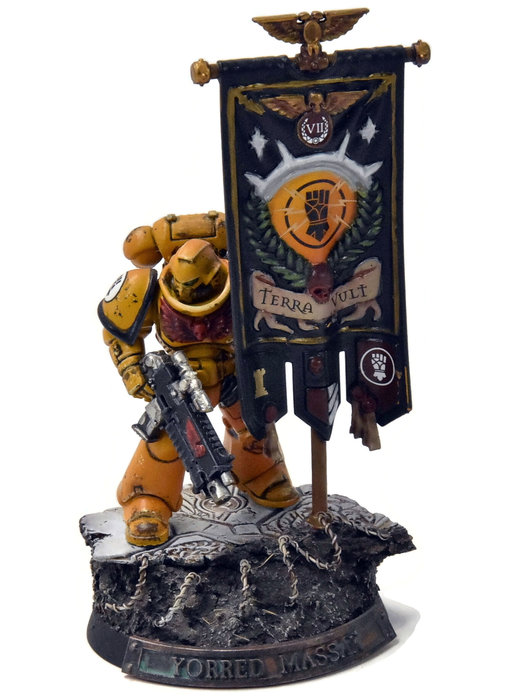 IMPERIAL FISTS Primaris Ancient #1 PRO PAINTED Warhammer 40K