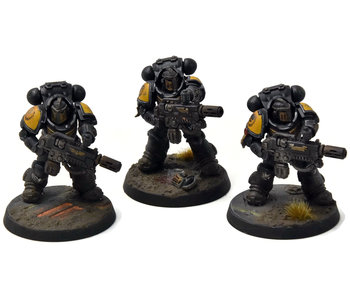 IMPERIAL FISTS 3 Eradicators #1 PRO PAINTED Warhammer 40K