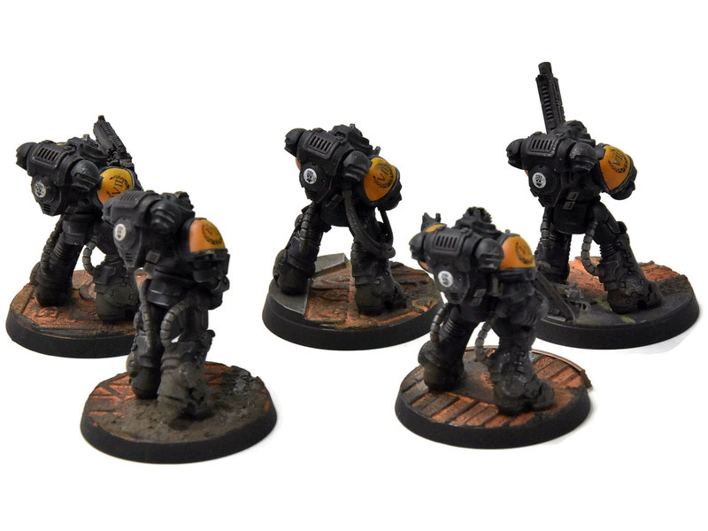 Games Workshop IMPERIAL FISTS 5 Heavy Intercessors #1 PRO PAINTED Warhammer 40K
