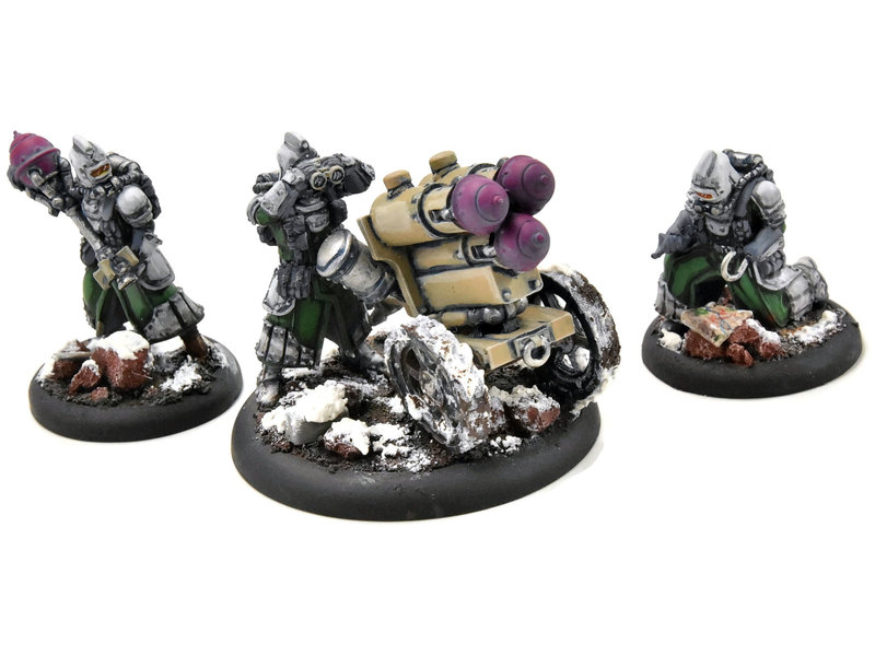 WARMACHINE Dragon's Breath Rocket #2 WELL PAINTED Crucible Guard