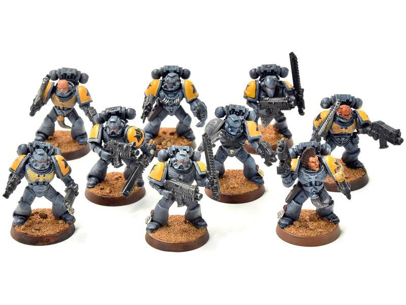 Games Workshop SPACE WOLVES 10 Bloodclaws #1 WELL PAINTED Wolf Guard 40K