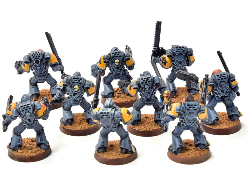 Games Workshop SPACE WOLVES 10 Bloodclaws #1 WELL PAINTED Wolf Guard 40K