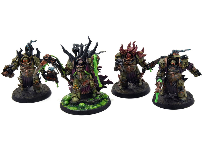 Games Workshop DEATH GUARD Lord Felthius and the Tainted Cohort #1 PRO PAINTED Warhammer 40K