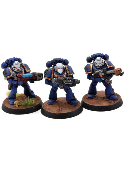 SPACE MARINES 3 Marine with Special Weapon #1 40K ultramarines