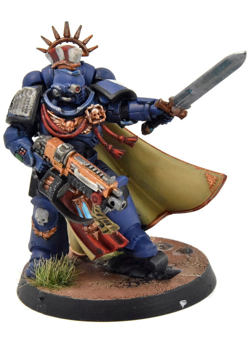 SPACE MARINES Primaris Captain #1 40K WELL PAINTED ultramarines