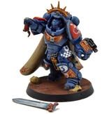 Games Workshop SPACE MARINES Captain in Gravis Armour #1 broken sword 40K ultramarines
