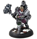 WARMACHINE Aurum Legate Lukas di Morray #1 PRO PAINTED METAL Crucible Guard