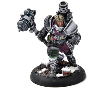 WARMACHINE Aurum Legate Lukas di Morray #1 PRO PAINTED METAL Crucible Guard