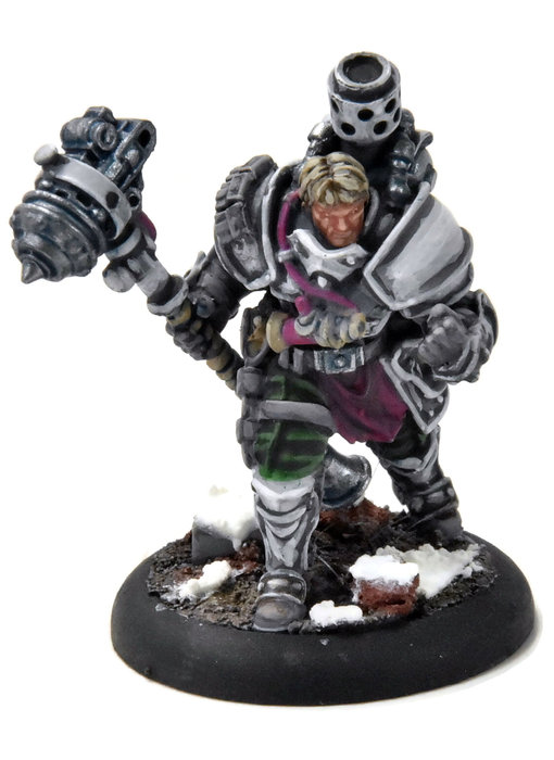WARMACHINE Aurum Legate Lukas di Morray #1 PRO PAINTED METAL Crucible Guard