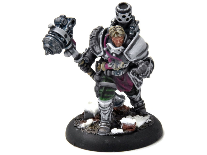 WARMACHINE Aurum Legate Lukas di Morray #1 PRO PAINTED METAL Crucible Guard