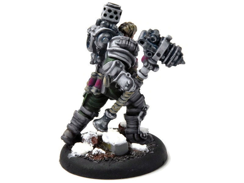WARMACHINE Aurum Legate Lukas di Morray #1 PRO PAINTED METAL Crucible Guard
