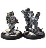 CRUCIBLE GUARD Marshal General Baldwin Gearhart & Mr Clogg #1 PRO PAINTED METAL