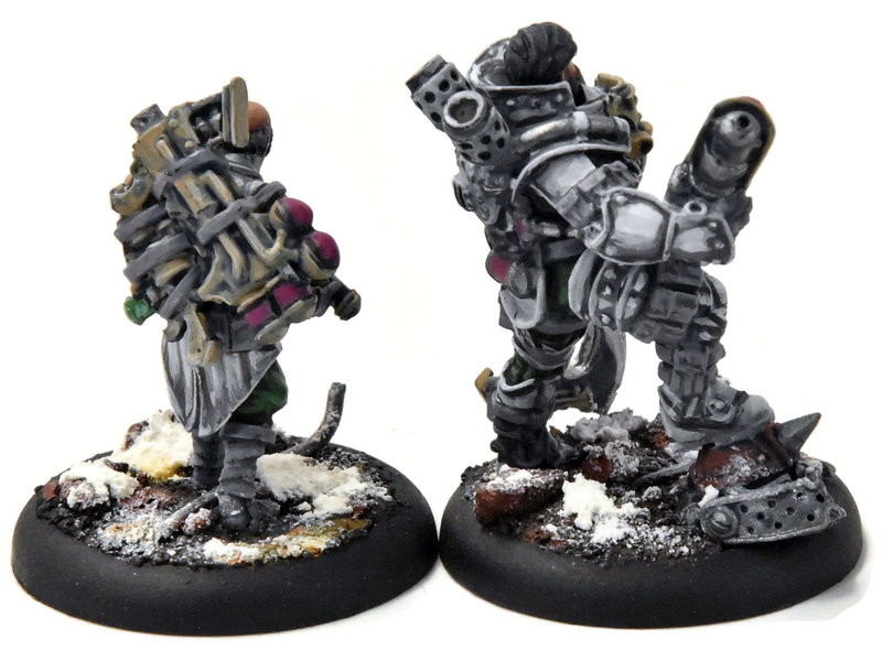 CRUCIBLE GUARD Marshal General Baldwin Gearhart & Mr Clogg #1 PRO PAINTED METAL