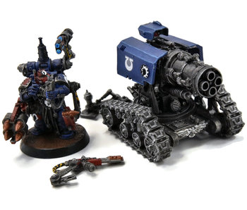 SPACE MARINES Thunderfire Cannon #1 40K ultramarines broken arm
