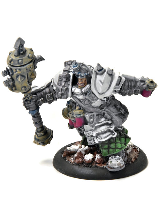WARMACHINE Hutchuck, Ogrun Bounty Hunter #1 PRO PAINTED METAL Crucible Guard
