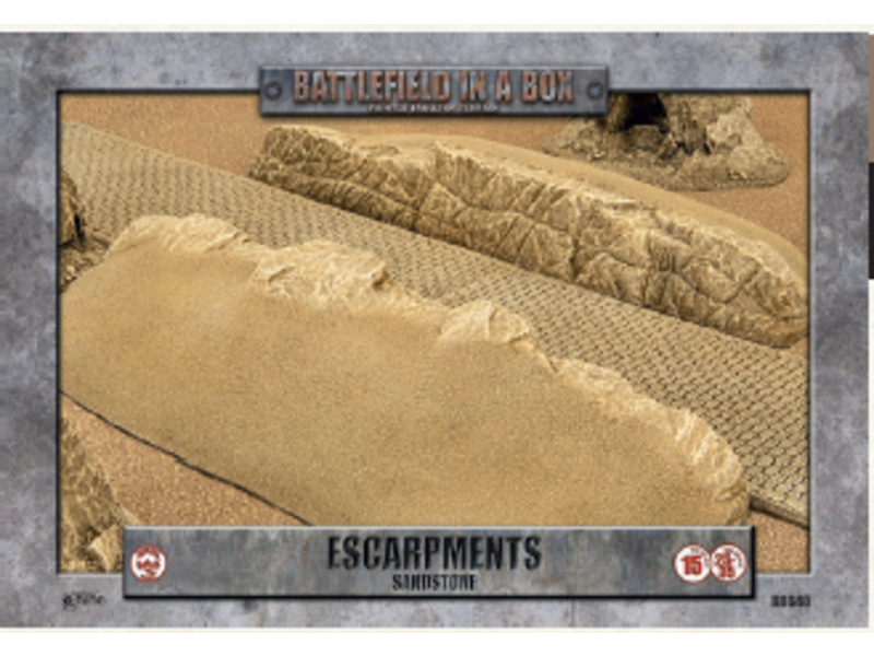 Battlefield in a Box Battlefield In A Box - Escarpments - Sandstone