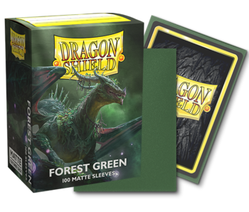 Dragon Shield Sleeves Matte Forest Green 100ct