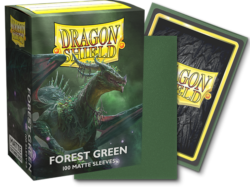 Dragon Shield Sleeves Matte Forest Green (100)
