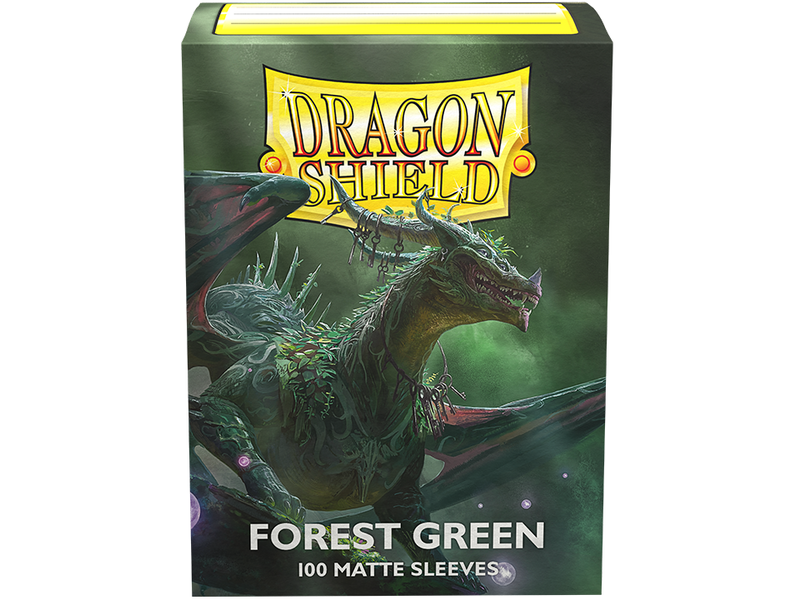 Dragon Shield Sleeves Matte Forest Green (100)