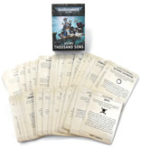 Games Workshop THOUSAND SONS Datacards #1 Warhammer 40K