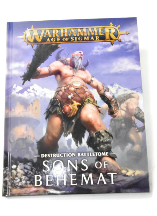 SONS OF BEHEMAT Battletome 2nd edition Used Good Condition Sigmar