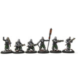 WARMACHINE Infantry + Attachement #1 PRO PAINTED METAL crucible guard