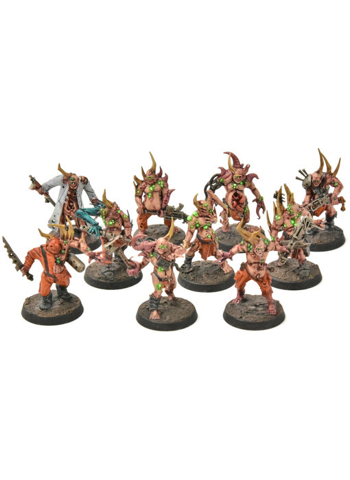 DEATH GUARD 10 Poxwalkers #3 PRO PAINTED Warhammer 40K