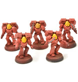 Games Workshop BLOOD ANGELS 5 Assault Squad #1 Warhammer 40K heavy paint