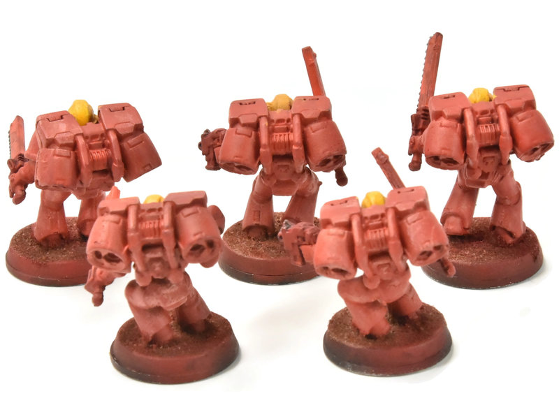 Games Workshop BLOOD ANGELS 5 Assault Squad #1 Warhammer 40K heavy paint