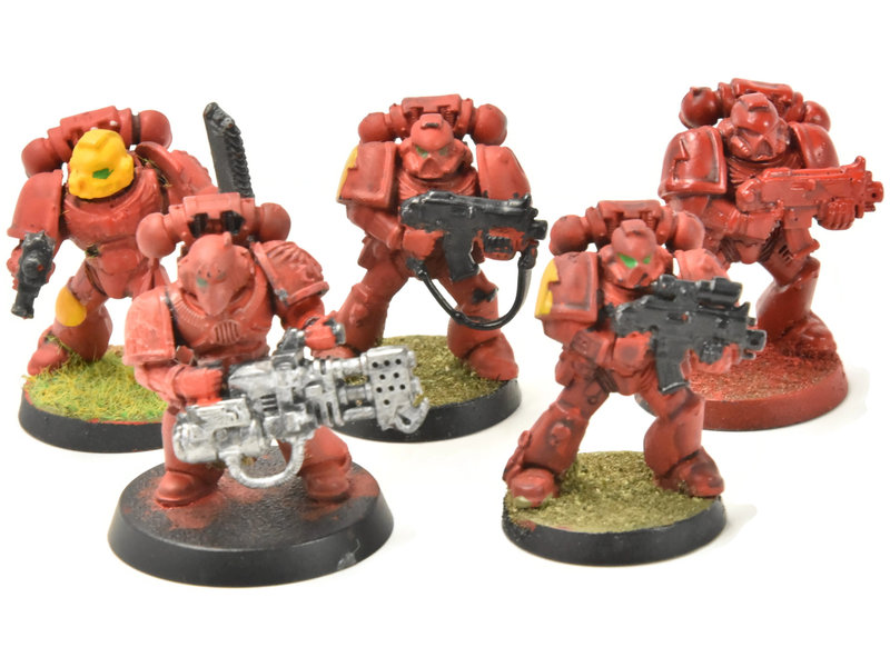 Games Workshop BLOOD ANGELS 5 Tactical Marines #2 Warhammer 40K