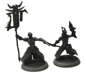 HORDES Venator Reivers Oficer & Standard #1 METAL skorne