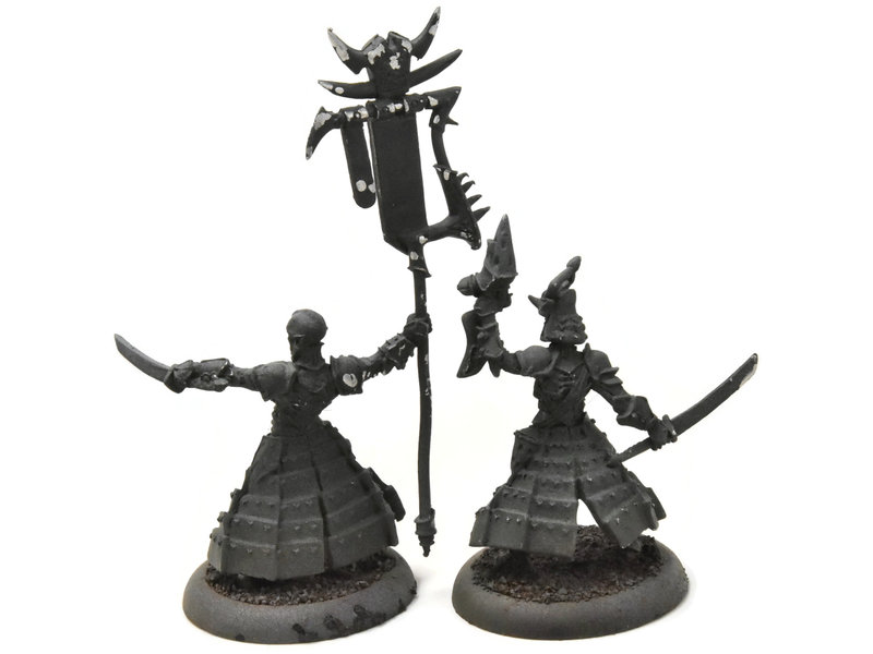 HORDES Venator Reivers Oficer & Standard #1 METAL skorne