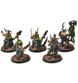 Games Workshop MAGGOTKIN OF NURGLE 5 Putrid Blightkings #2 WELL PAINTED Sigmar