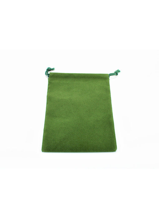 Suedecloth Dice Bag - Small Green