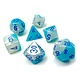 Gemini 7-die Set Turquoise-wht/bl Luminary