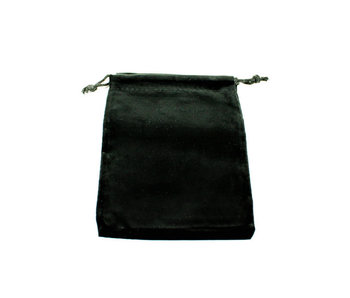 Suedecloth Dice Bag - Small Black