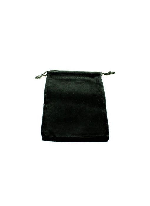 Suedecloth Dice Bag - Small Black