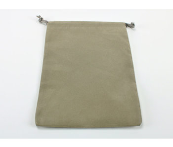 Suedecloth Dice Bag - Large Grey