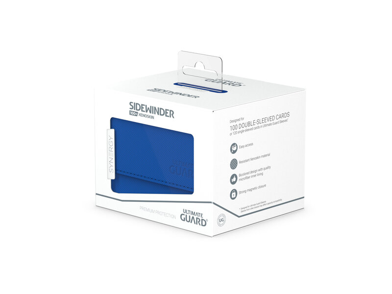 Ultimate Guard Deck Case Sidewinder 100+ Synergy Wht/blue