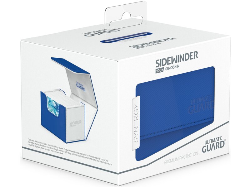 Ultimate Guard Deck Case Sidewinder 100+ Synergy Wht/blue
