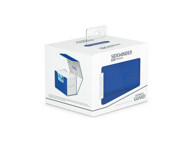 Ultimate Guard Deck Case Sidewinder 100+ Synergy Wht/blue