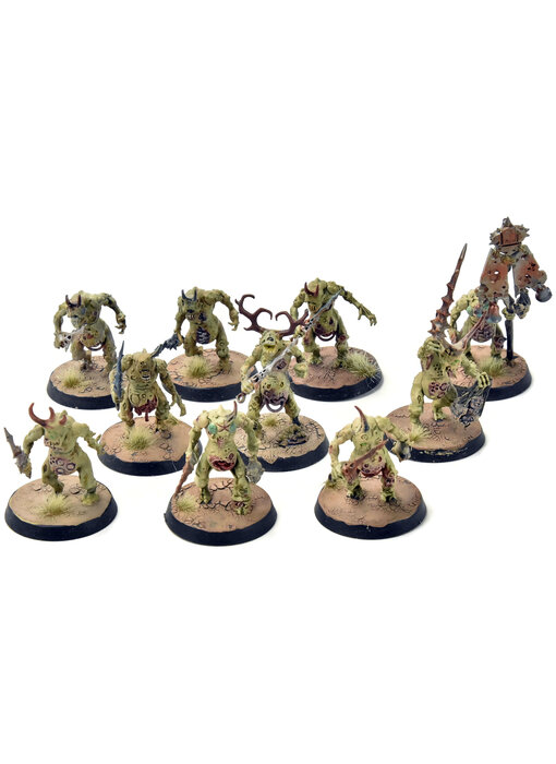 MAGGOTHKIN OF NURGLE 10 Plaguebearers #2 WELL PAINTED SIGMAR