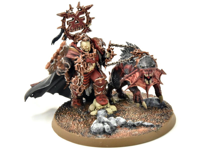 Games Workshop SLAVES TO DARKNESS Mighty Lord of Khorne #1 PRO PAINTED SIGMAR