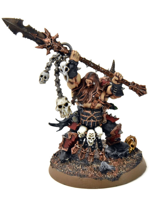 SLAVES TO DARKNESS Exalted Deathbringer with Impaling Spear #1 PRO PAINTED