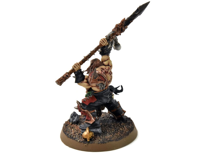 Games Workshop SLAVES TO DARKNESS Exalted Deathbringer with Impaling Spear #1 PRO PAINTED