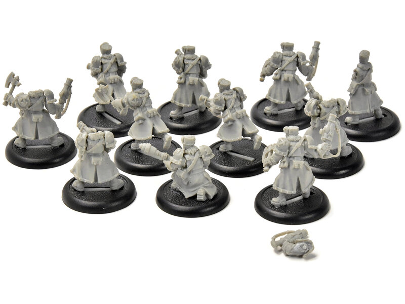 WARMACHINE 10 Winter Guard Infantry + 1 Rocketeers #1 khador