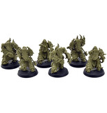 Games Workshop DEATH GUARD 6 Plague Marines #2 Missing 2 Arms And Backpack + 2 Broken Helmets